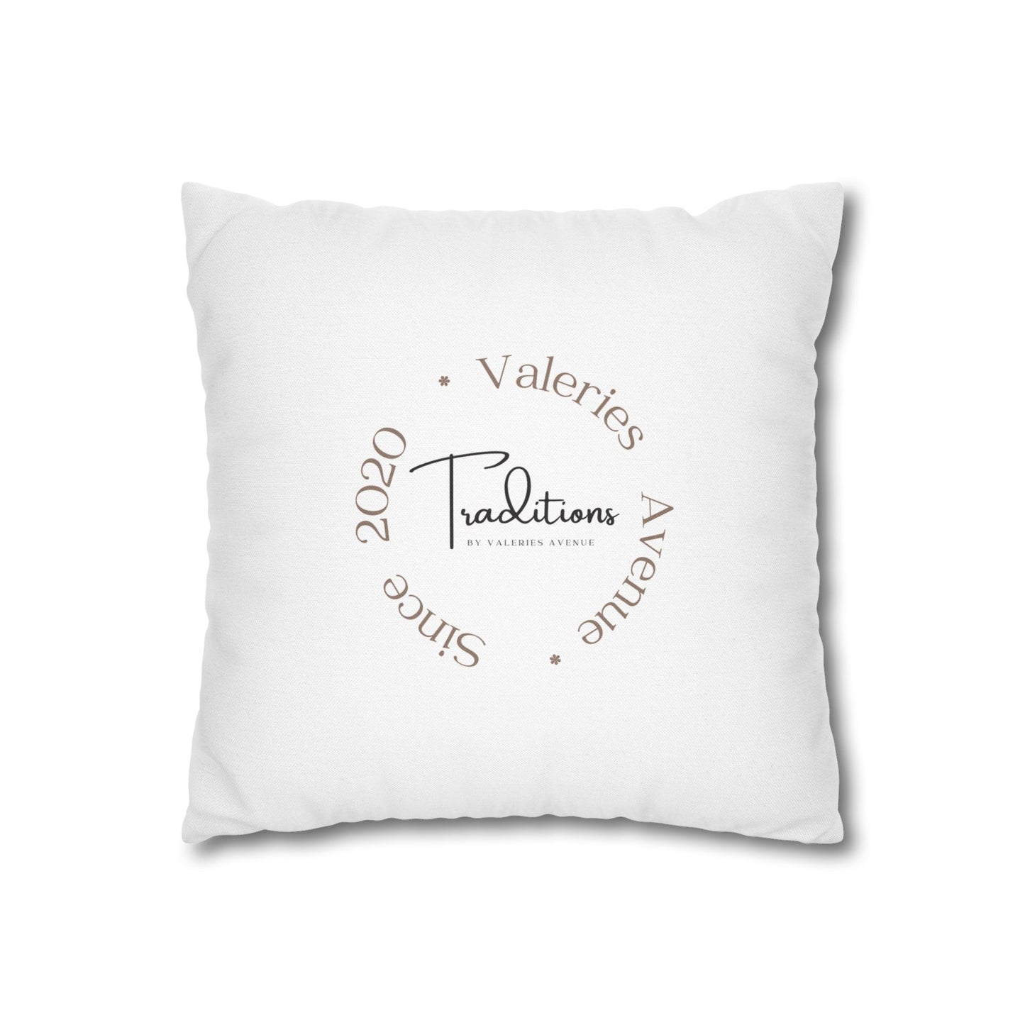 Feliz Navidad Spun Polyester Square Pillowcase