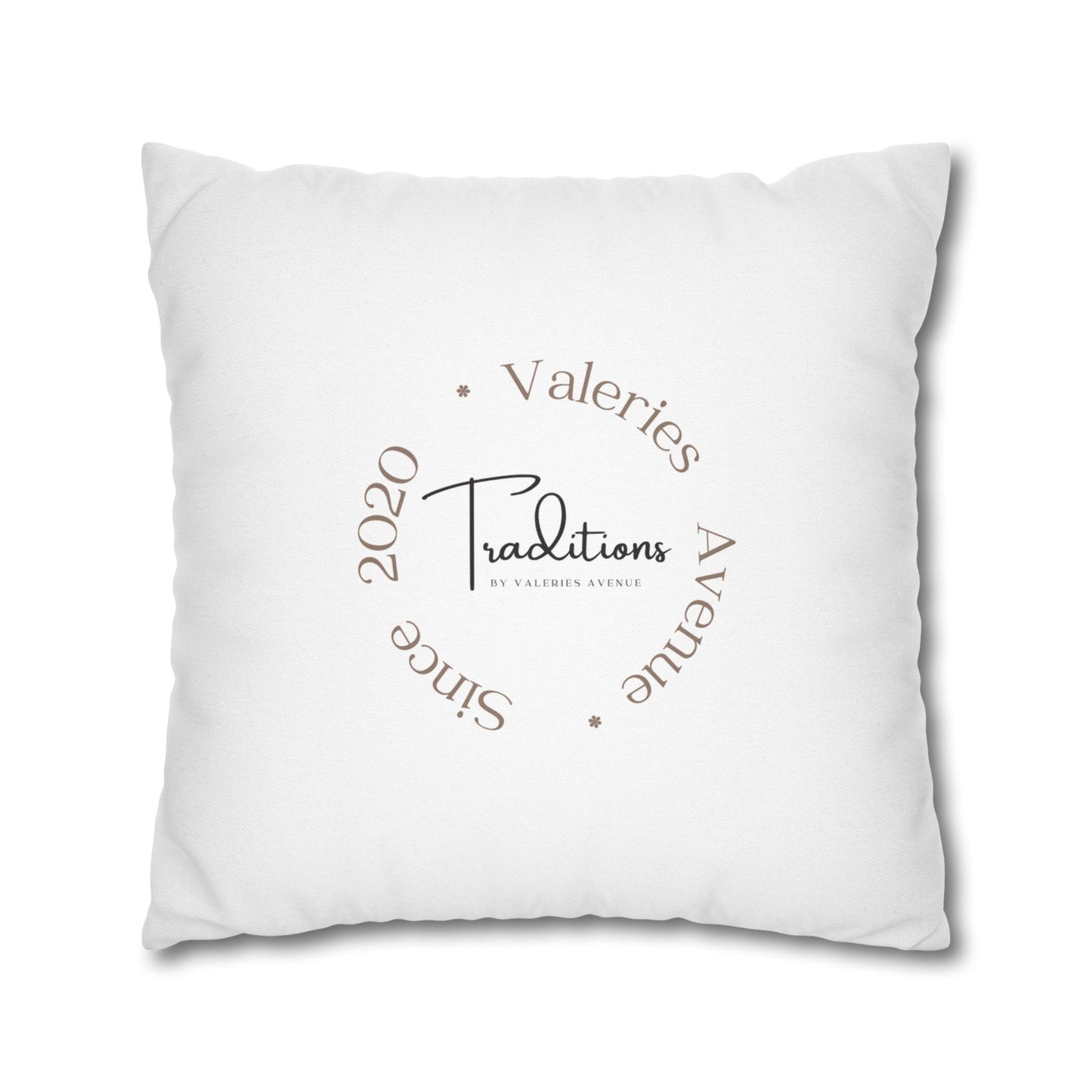 Feliz Navidad Spun Polyester Square Pillowcase