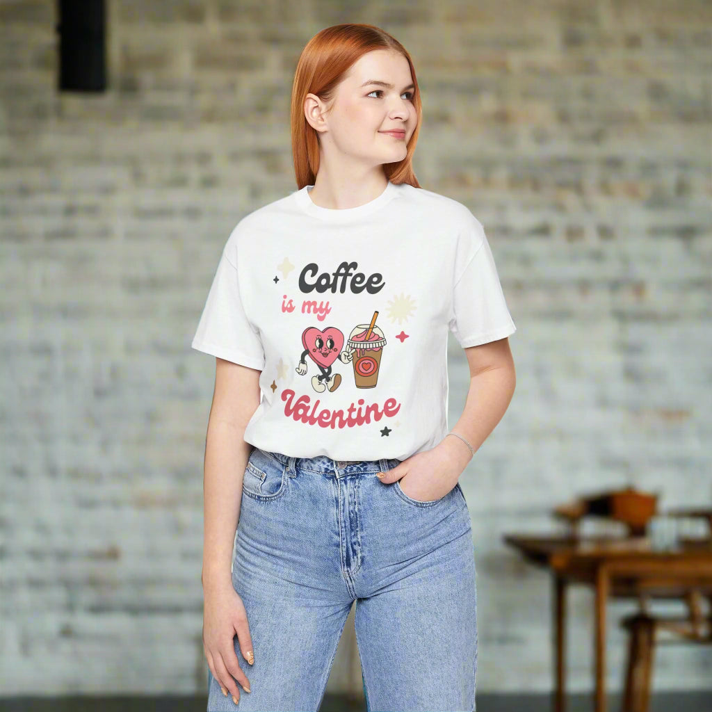 Coffee is my valentine themed shirt