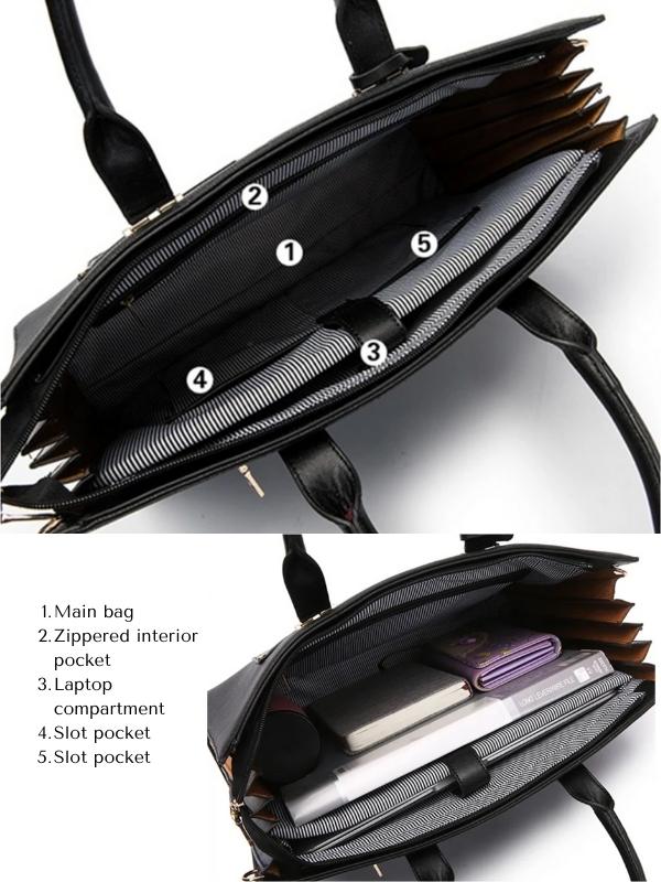 Executive Vegan leather laptop bag