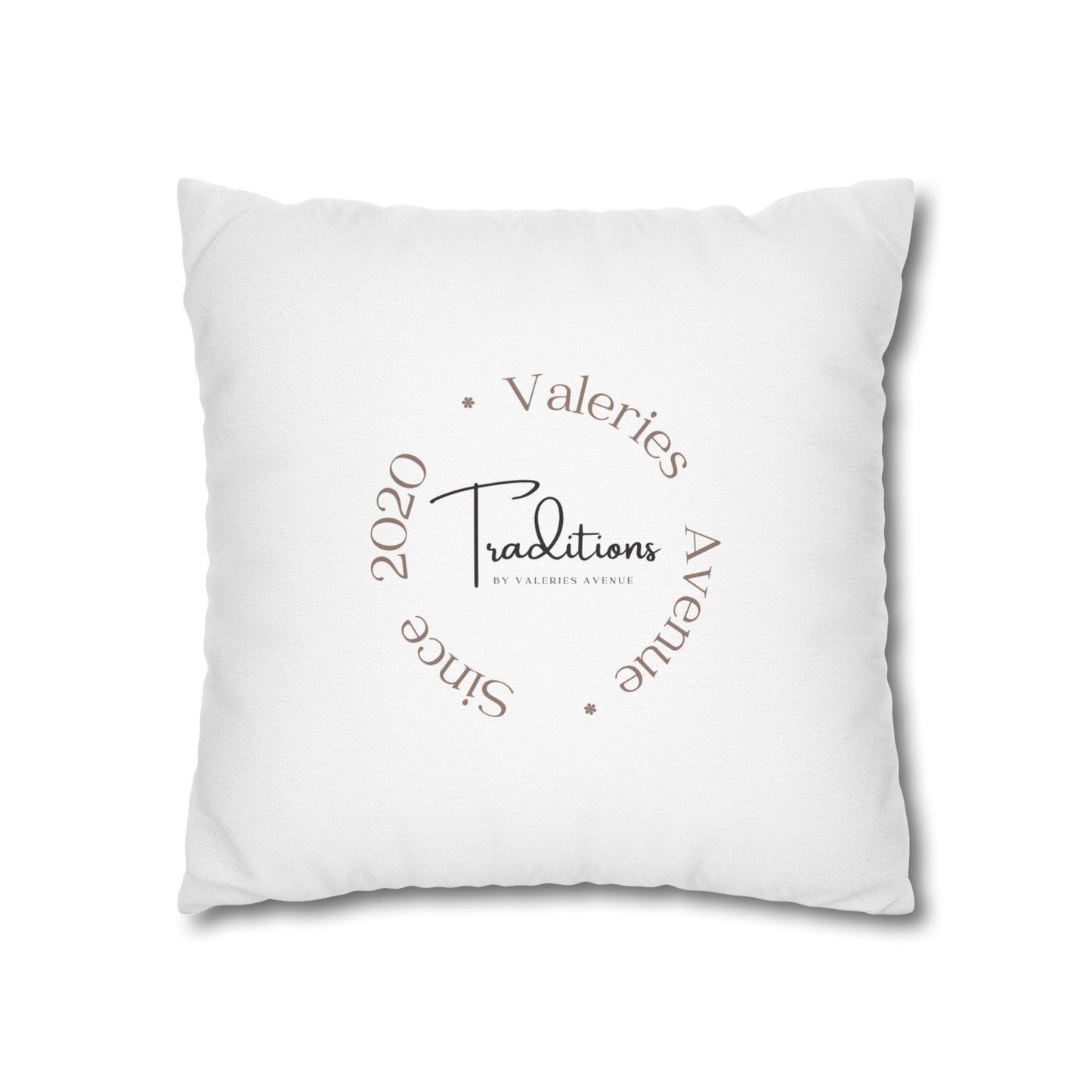 Feliz Navidad Spun Polyester Square Pillowcase