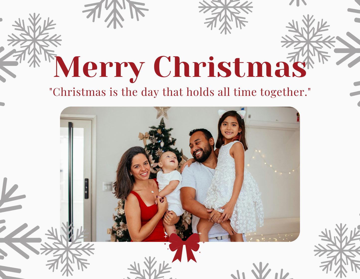 Family Christmas Post Cards