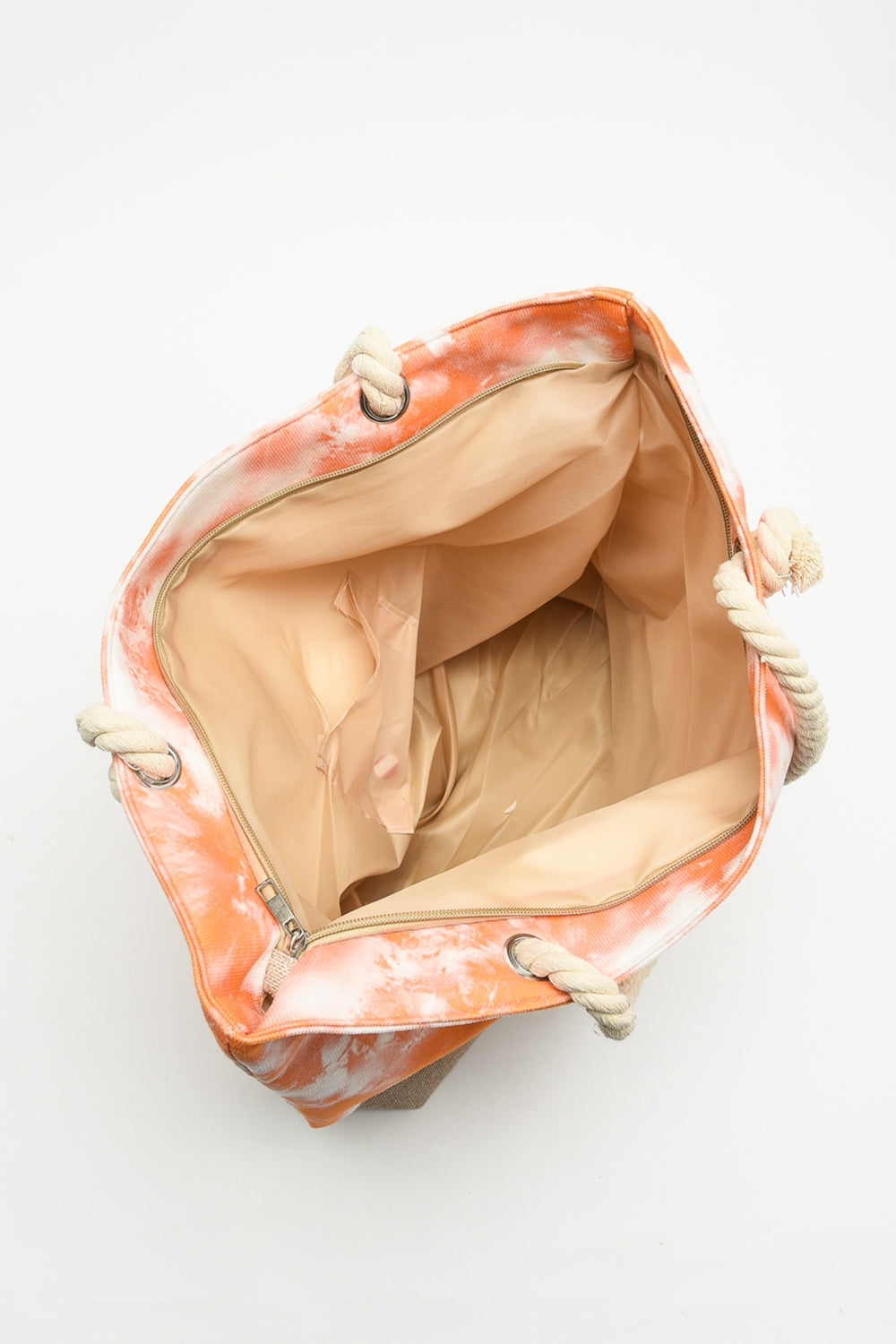 Beach Tie-Dye Tote with Rope Handles