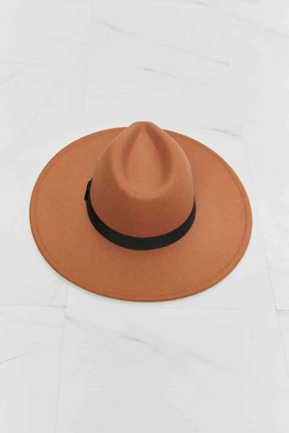 Brown Fedora Hat