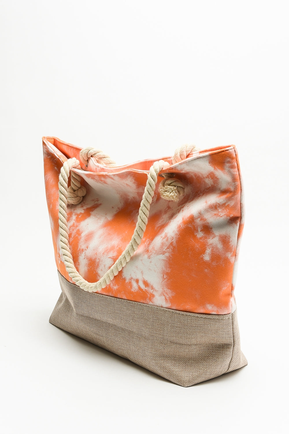 Beach Tie-Dye Tote with Rope Handles