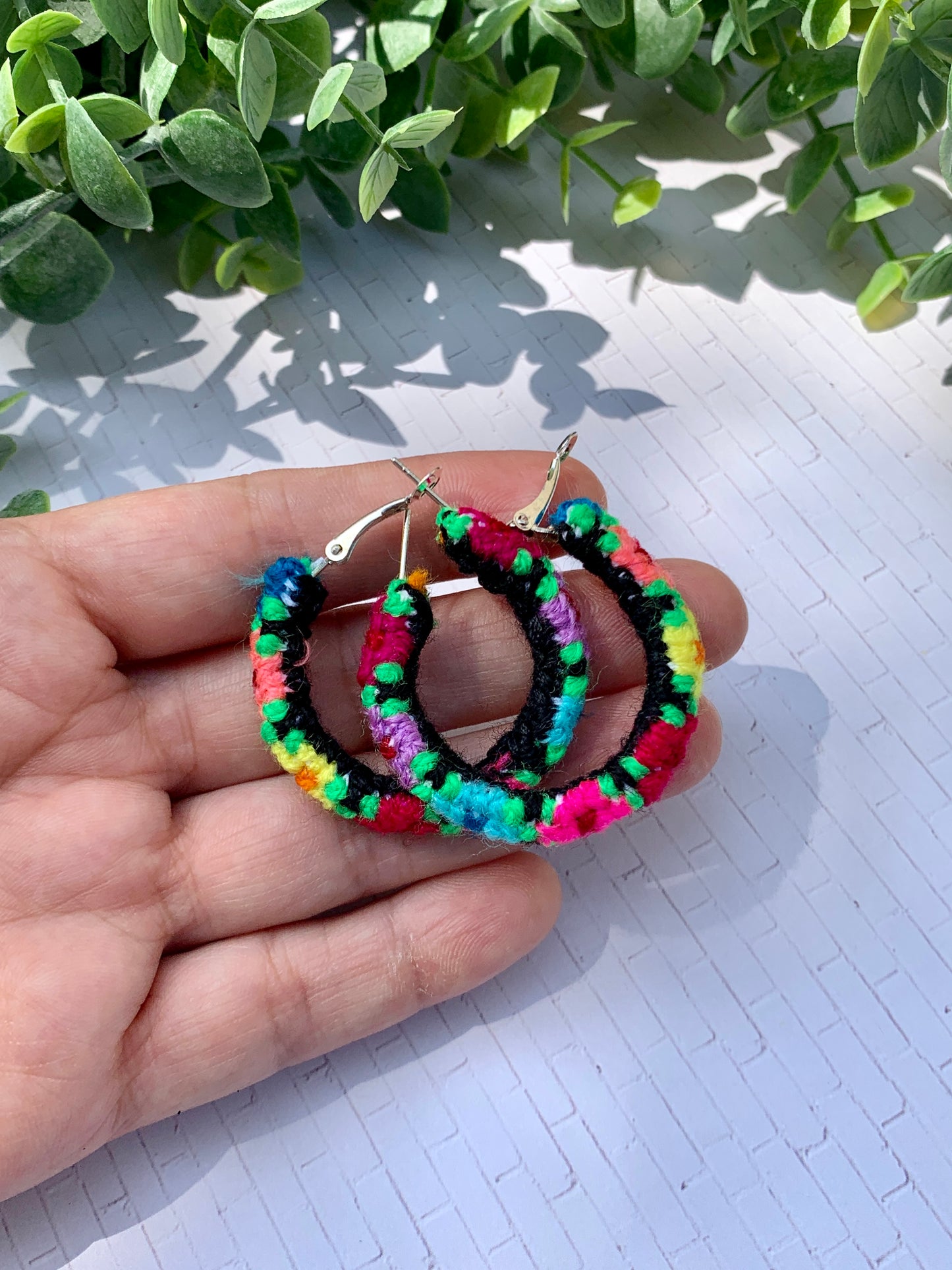 handmade earring hoops