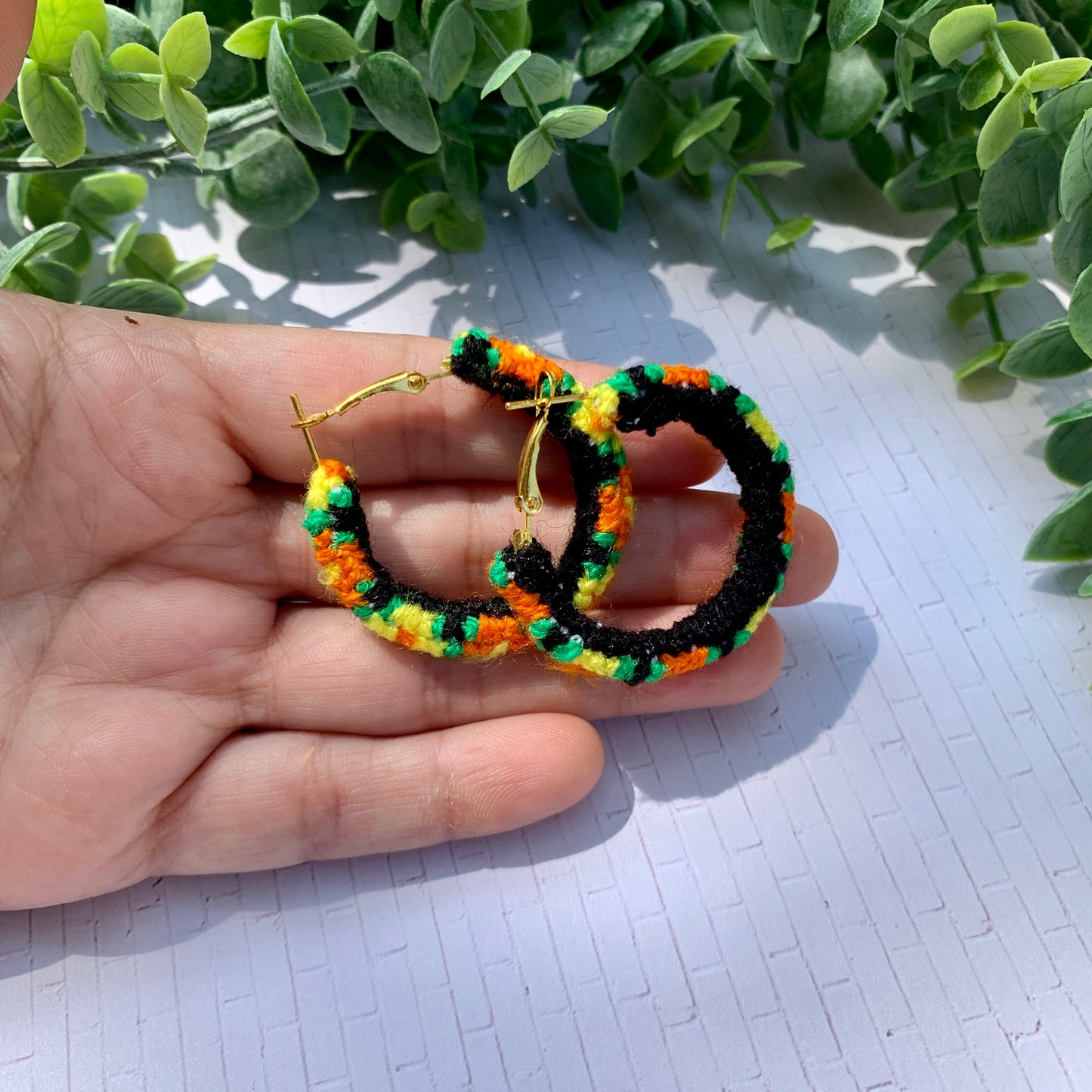 handmade earring hoops