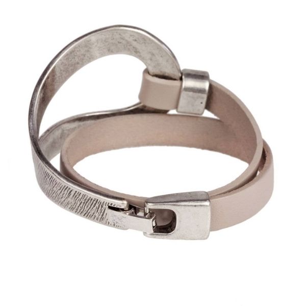 Infinity double wrap leather Bracelet