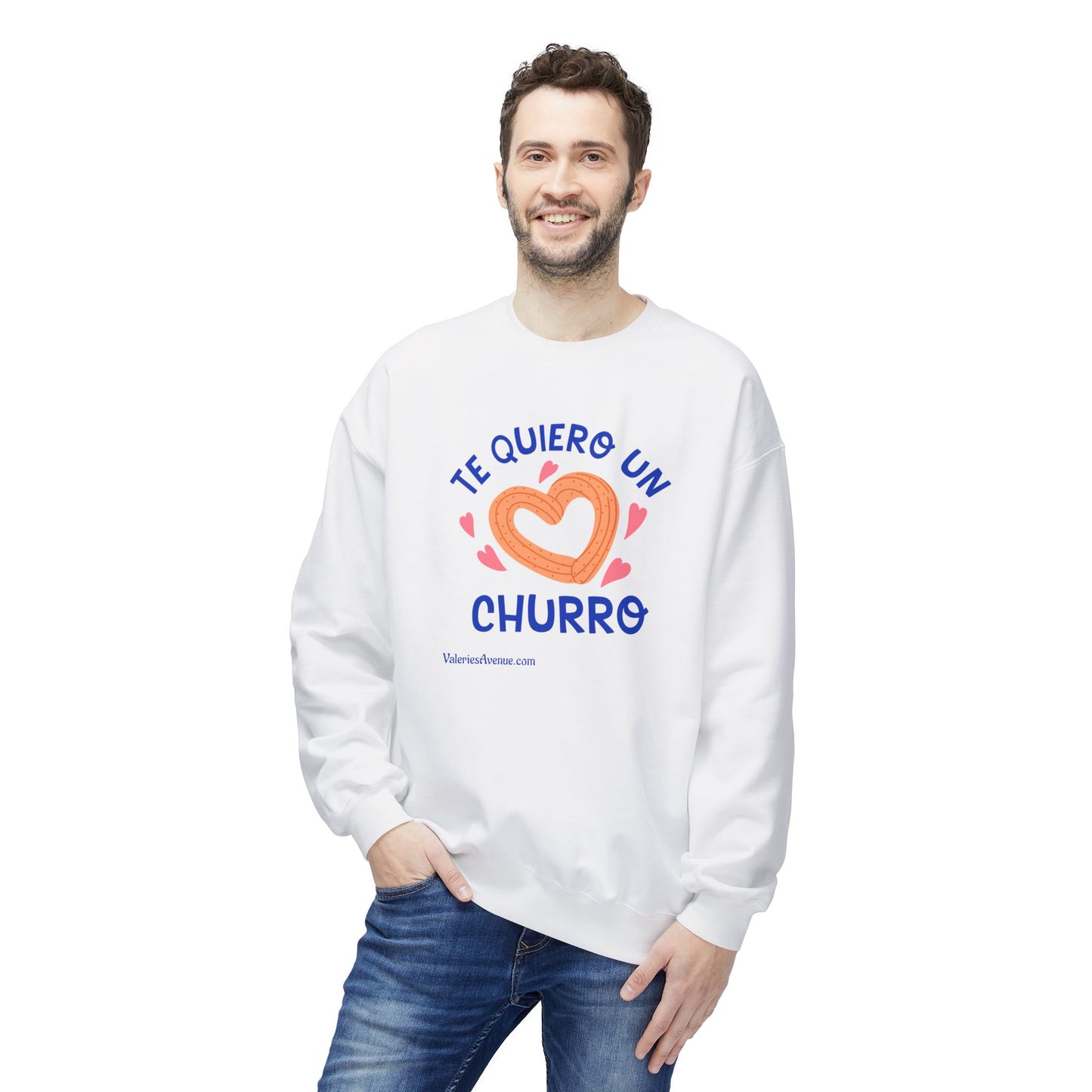 Te Quiero Un Churro Unisex Fleece Crewneck Sweatshirt