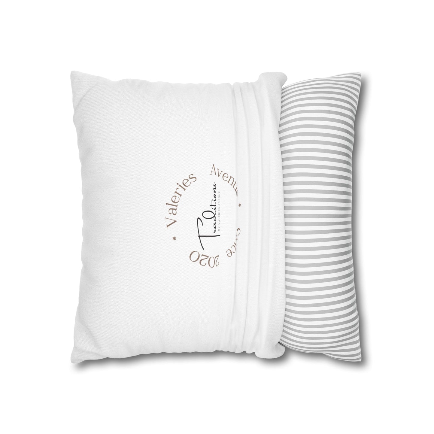 Gold Classic Nativity printed Design Spun Polyester Square Pillowcase