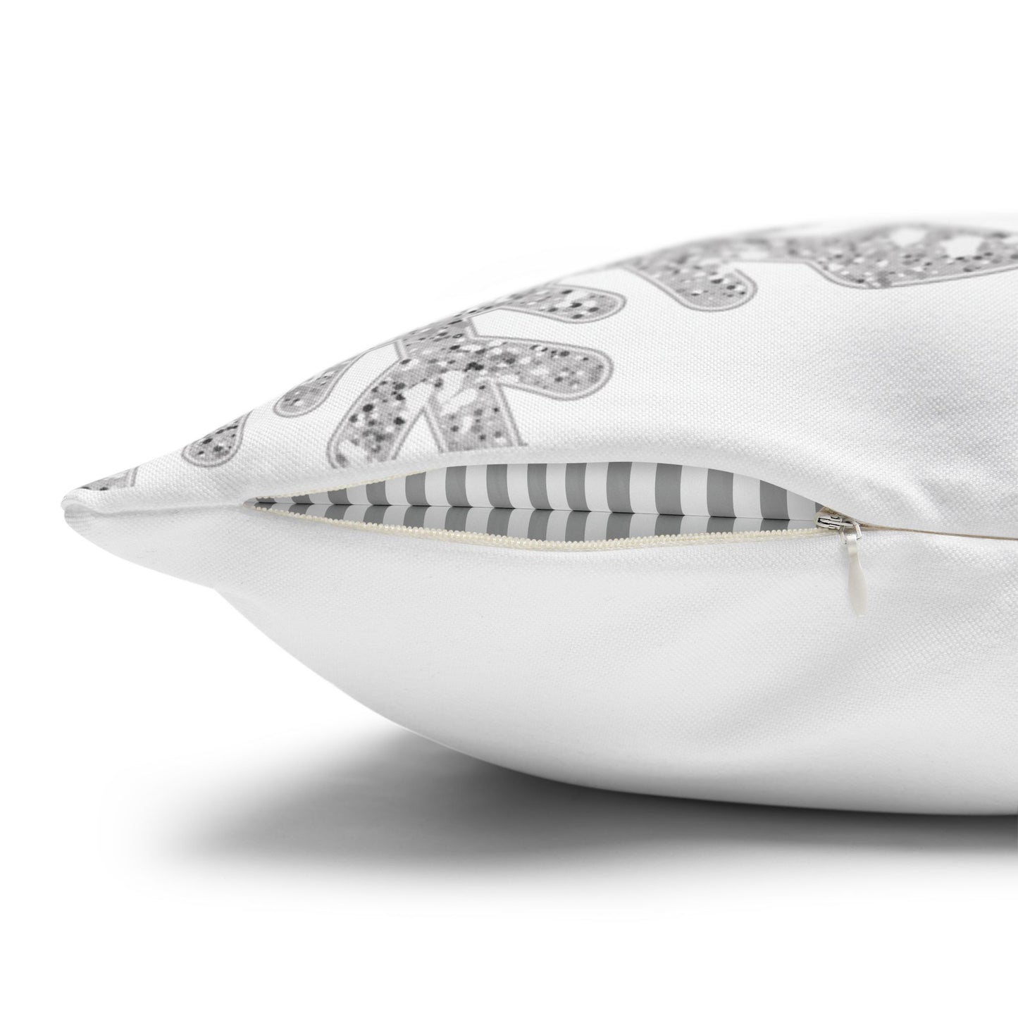 Square Pillowcase Snowflake Design