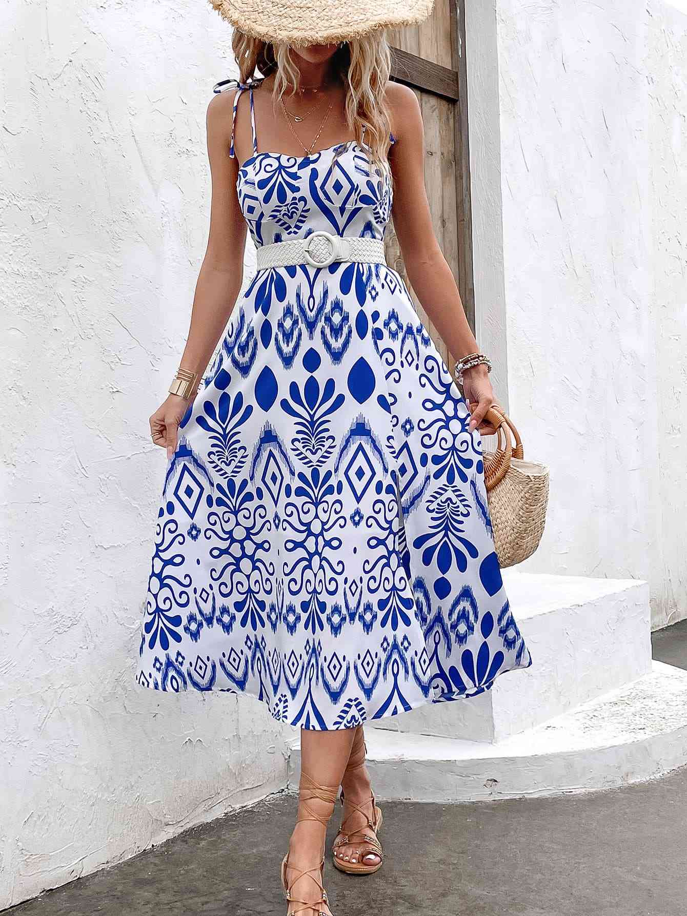 BUE spring and summer maxi dress