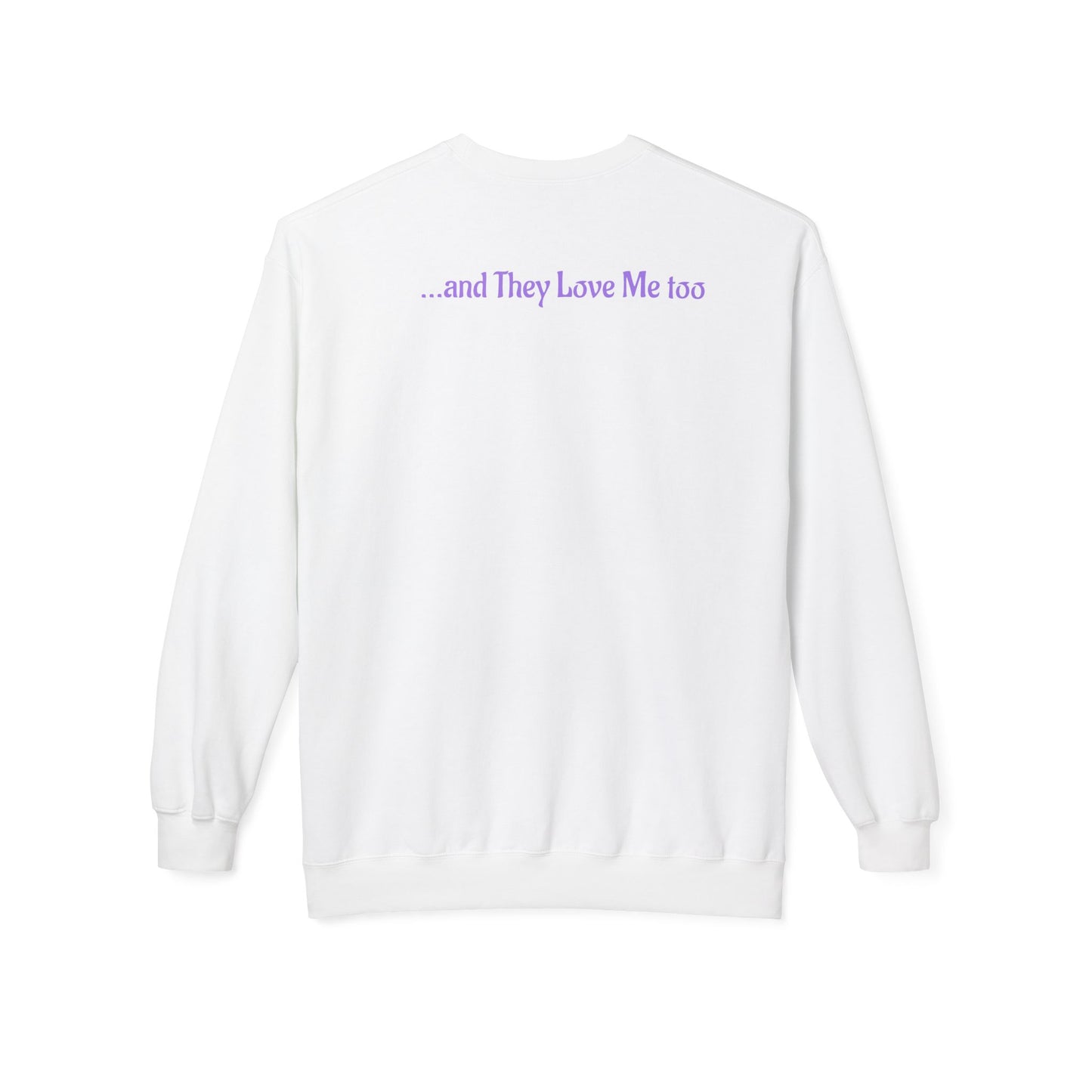 I Love My Family Unisex Fleece Crewneck Sweatshirt