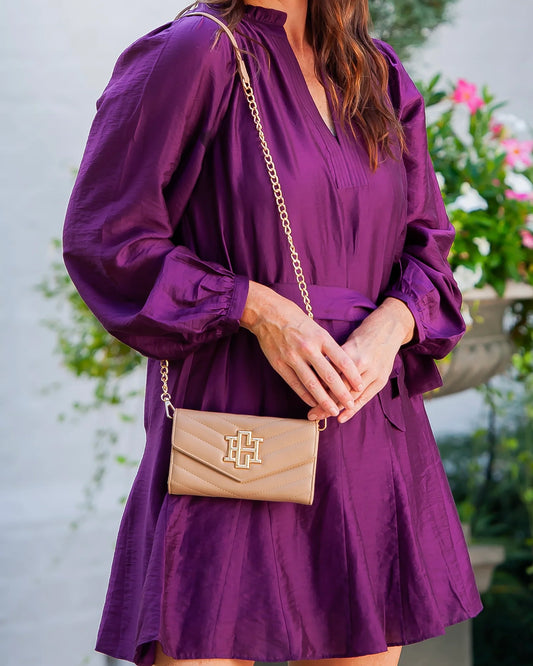 Latte Crossbody wallet