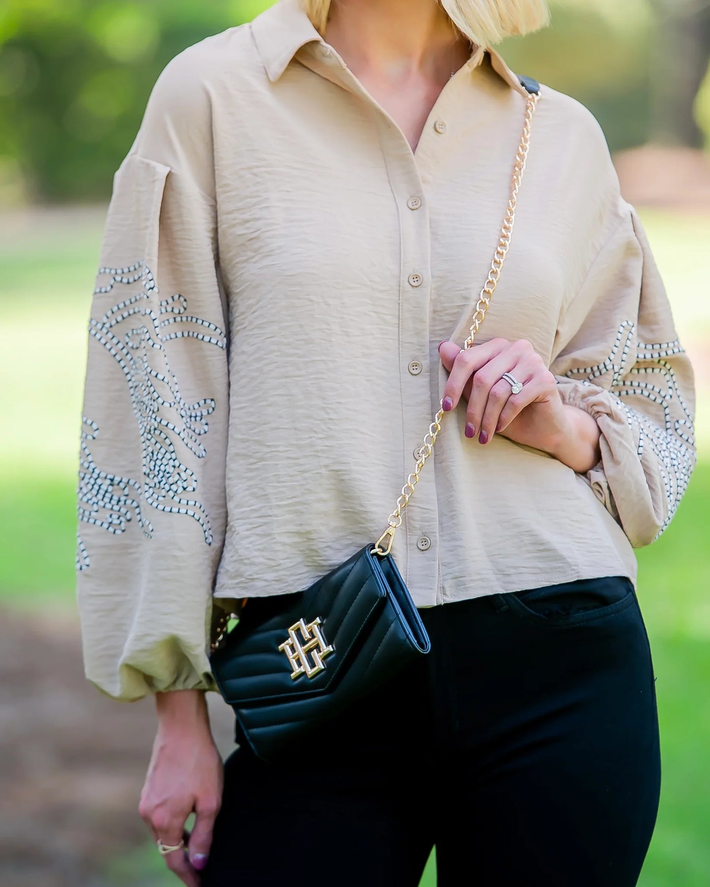 Black Crossbody Wallet - Women's Vegan Leather Phone Purse