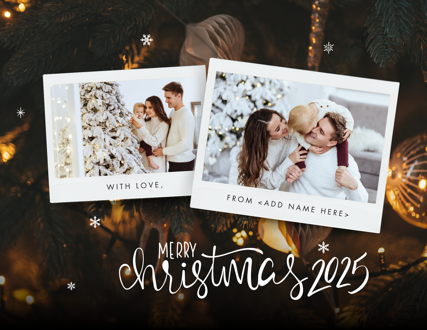 Family Christmas Post Cards