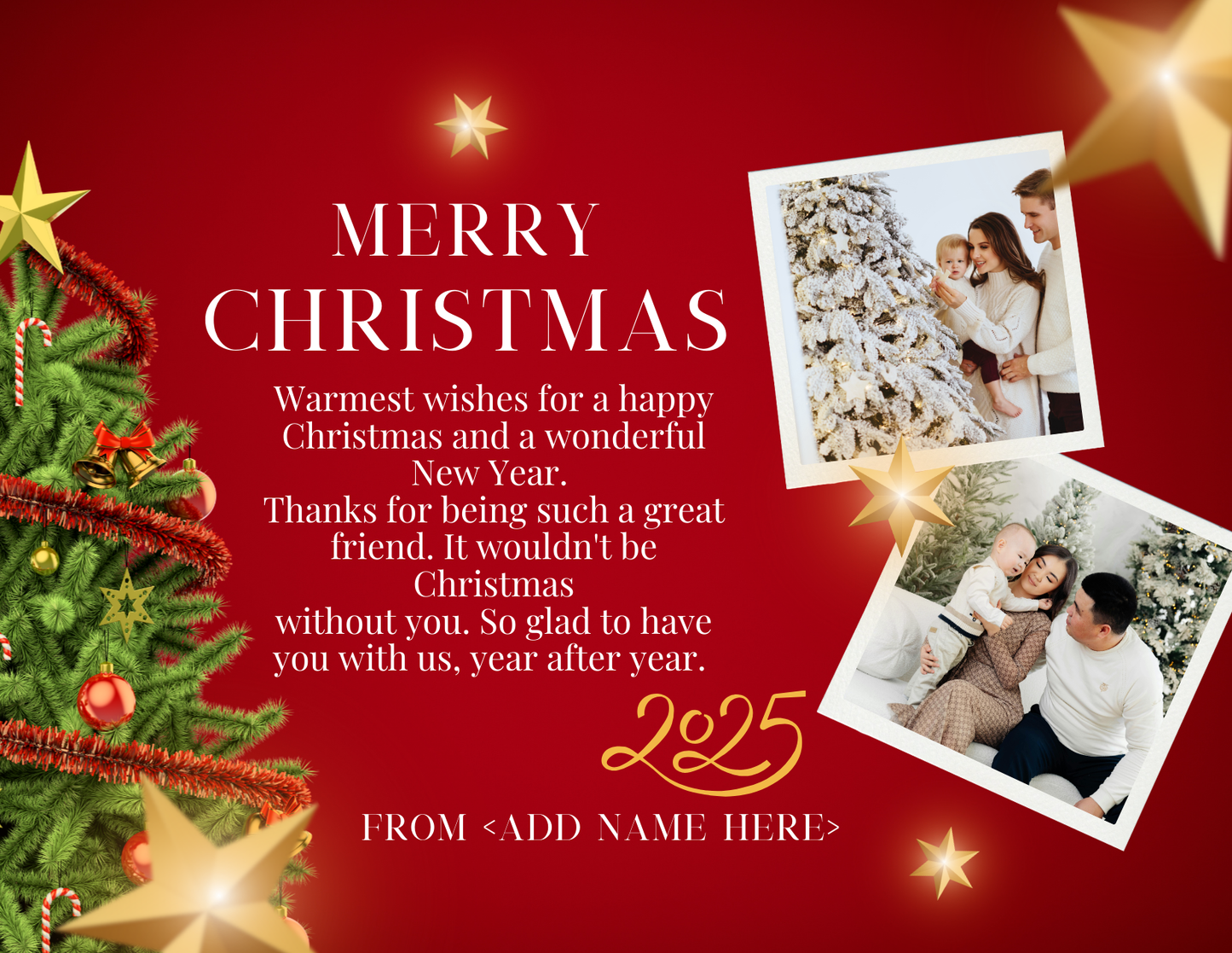 Family Christmas Post Cards