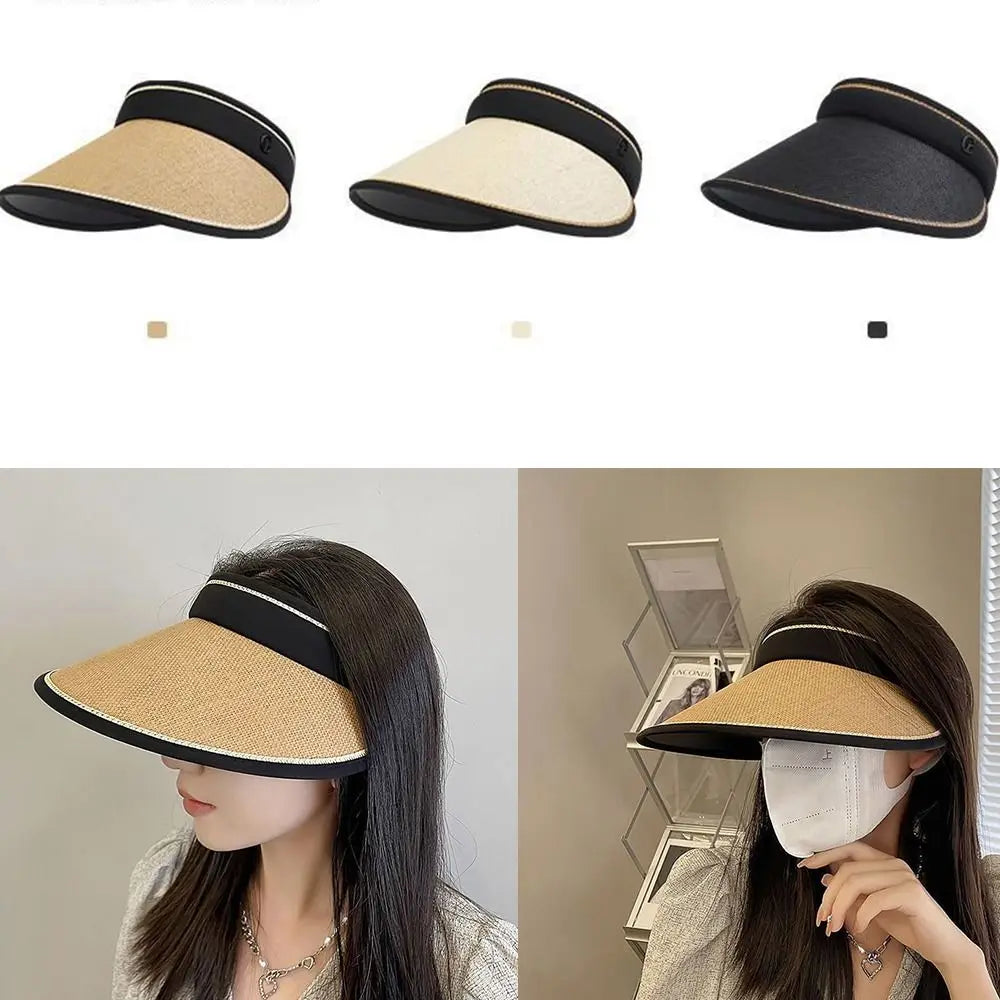 Straw Visors Casual & Foldable Hat