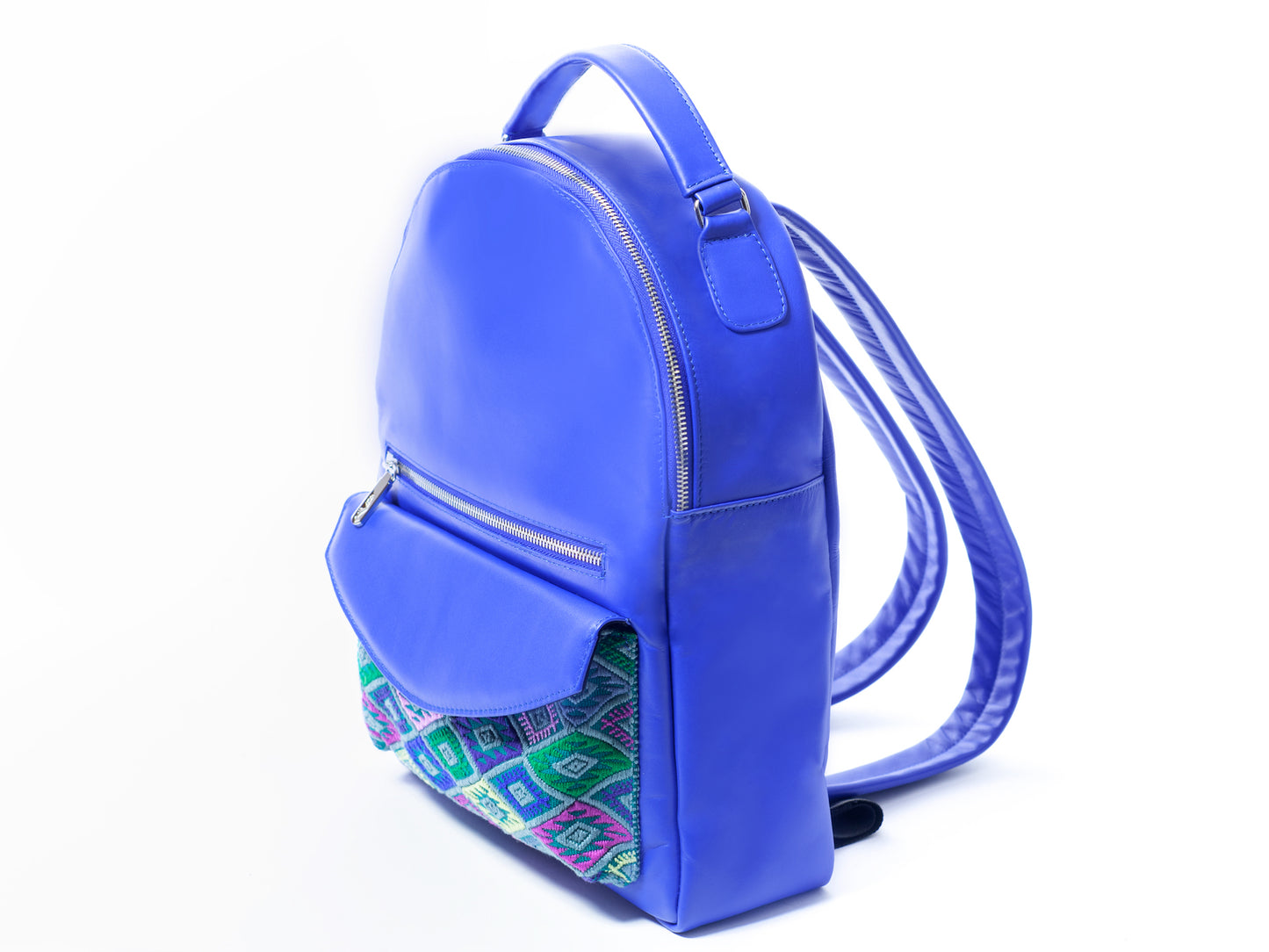 Blue C’ANALETIC Leather Back pack