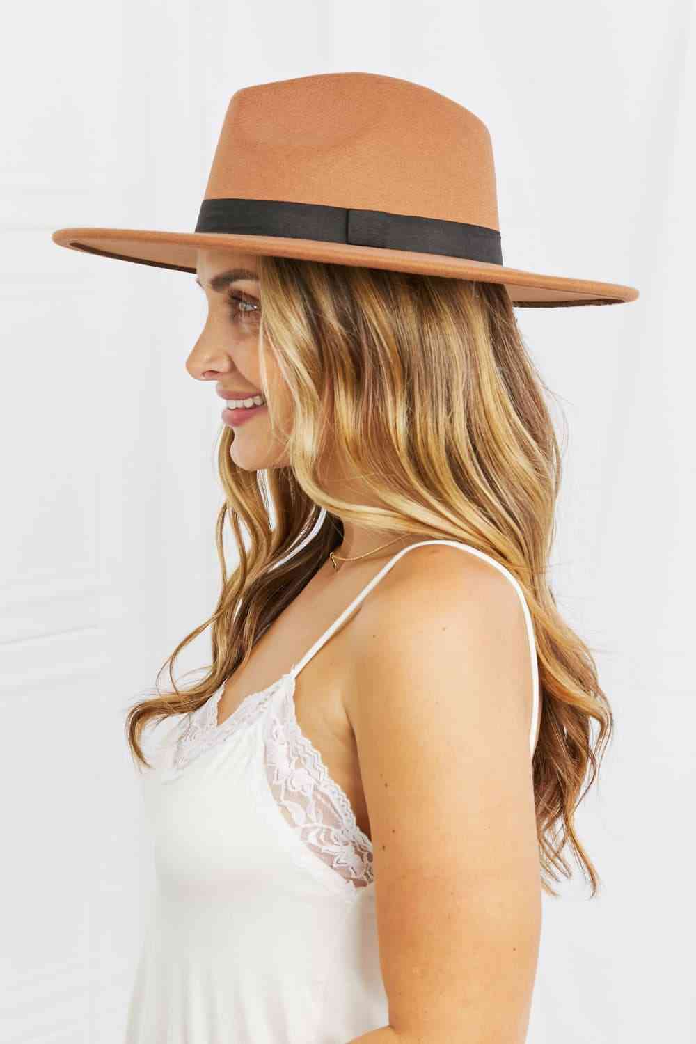 Brown Fedora Hat