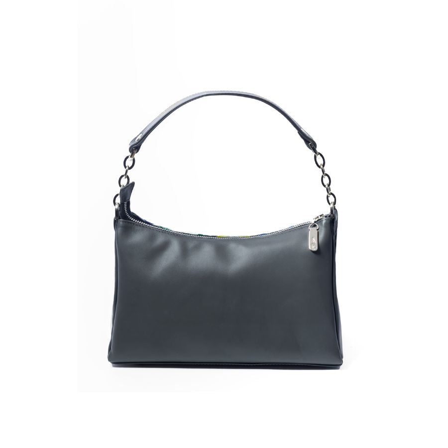 GREY SHOULDER and CROSS BODY Leather Bag