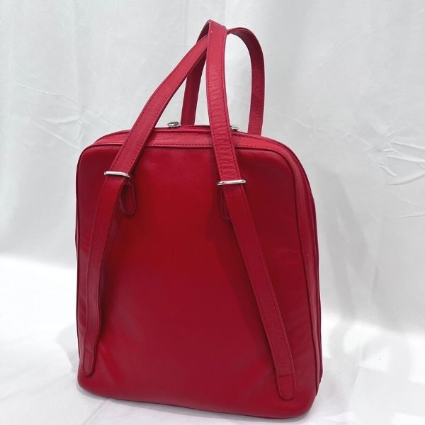 Versatile backpack & tote bag genuine leather